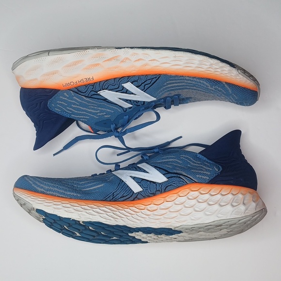 New Balance Fresh Foam 1080v10 Mens 15 Blue Orange Running Shoes‎ M1080H10 main image 8
